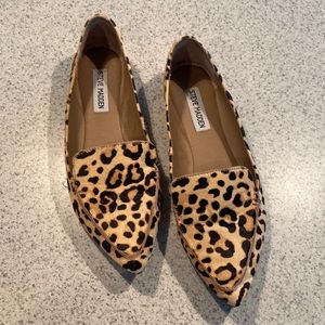 Steve Madden Feather Leopard Flats